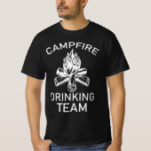 kampvuur drink team t-shirt (Voorkant)