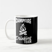 Kampvuur Drink Team T Shirt Camping Lover Campe Koffiemok (Links)
