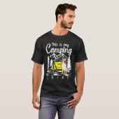 Kampvuur Duitse Herdershond Dit Is Mijn Camping T-shirt (Voorkant volledig)
