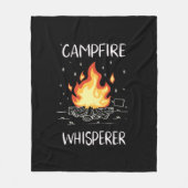 kampvuur fleece deken (Voorkant)