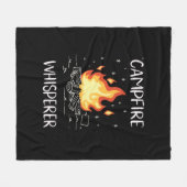 kampvuur fleece deken (Voorkant (Horizontaal))