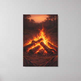 Kampvuur Gedachten | Wanddecoratie bij de Haard |