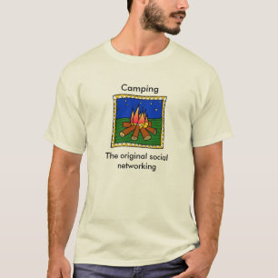 kampvuur Het oorspronkelijke sociale netwerk.. T-shirt
