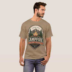 Kampvuur Kampeeravontuur T-shirt