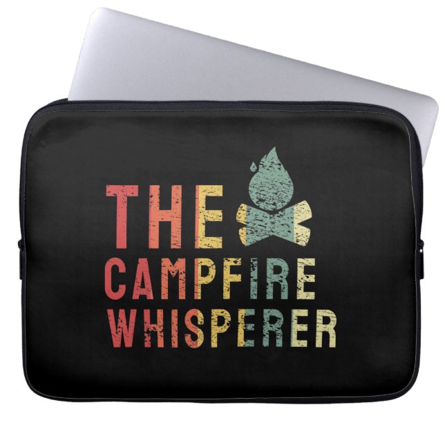 Kampvuur - Kampvuur fluisteraar Laptop Sleeve (Voorkant)