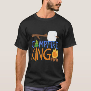 Kampvuur King Camping Shirt Camp SMores Bonfire Da
