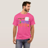 Kampvuur Master Dad Camping Shirt Camp S'Mores Bon (Voorkant volledig)