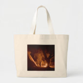 Kampvuur nr. 2 grote tote bag (Voorkant)