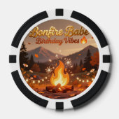 Kampvuur Poker Chips 🔥 | Gezellig Buitenspel (Voorkant)
