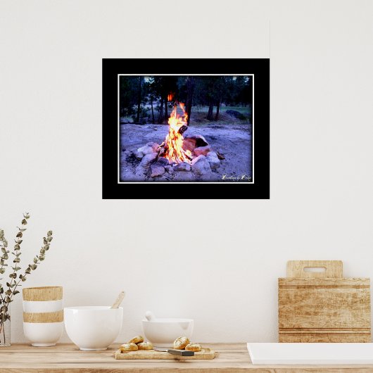 kampvuur poster (Keuken)
