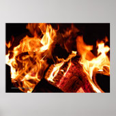 kampvuur poster (Voorkant)
