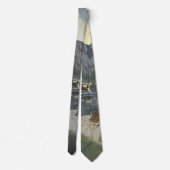 kampvuur stropdas (Achterkant)