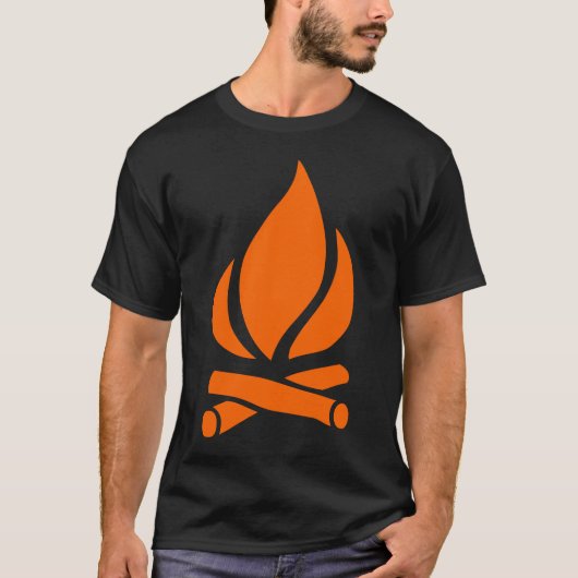 Kampvuur T-shirt (Voorkant)