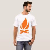 Kampvuur T-shirt (Voorkant volledig)