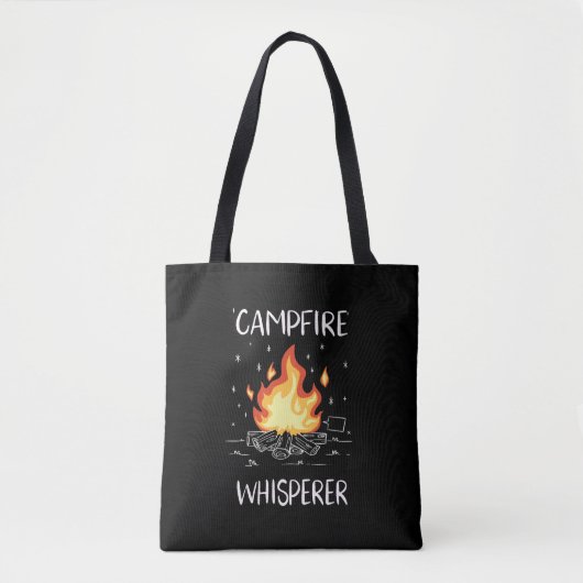 kampvuur tote bag (Voorkant)
