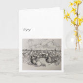 Kampvuur Vakantiekaart Voor Jou Kaart (Gele Bloem)