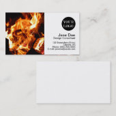 kampvuur visitekaartje (Voorkant / Achterkant)