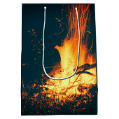 Kampvuur Vuur Medium Cadeauzakje (Achterkant)