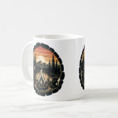 Kampvuurring Vintage Koffiemok (Voorkant links)