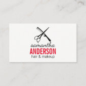 Kamschaar | Kapsalon Logo Visitekaartje (Voorkant)