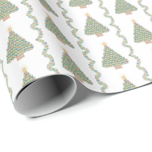 Kamschelpen Boomtakken Inpakpapier (Rol Hoek)