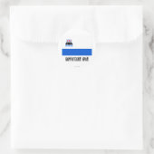 Kamtsjatka Krai Vlag Ronde Sticker (Tas)