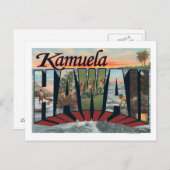 Kamuela, Hawaii - Grote letterscènes Briefkaart (Voorkant / Achterkant)
