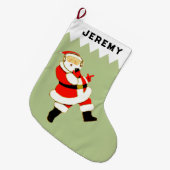 Kamusikant kerstcadeaus grote kerstsok (Voorkant (Hangend))