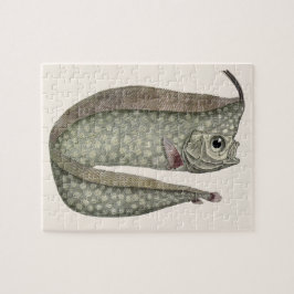 Kamvingerige lintvis, Vintage Mariene Aquatische L Legpuzzel