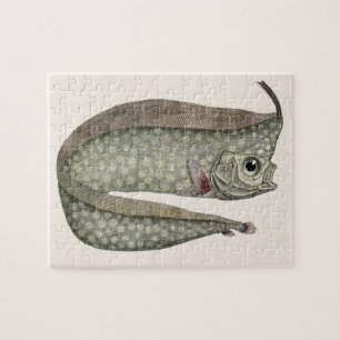 Kamvingerige lintvis, Vintage Mariene Aquatische L Legpuzzel