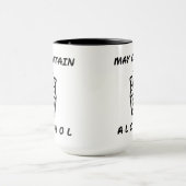 Kan Alcohol Bevatten Mok – Grappig (Midden)