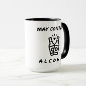 Kan Alcohol Bevatten Mok – Grappig (Voorkant rechts)