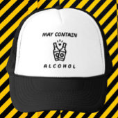 Kan Alcohol Trucker Hat bevatten - Grappig Drink Pet