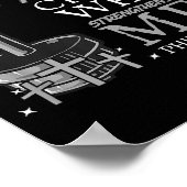 Kan alle dingen doen Weightlifter Gym Christelijke Poster (Hoek)