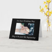 KAN ALLE DREAMS WARE WEDDING KAART KOMEN (Gele Bloem)