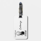 Kan alleen maar een schreeuw om Thunder_Cove Bagagelabel (Achterkant verticaal)