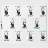 Kan alleen maar een schreeuw om Thunder_Cove Cadeaupapier (Vlak)