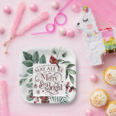 Kan allemaal mooi en helder zijn papieren bordje (Feest)