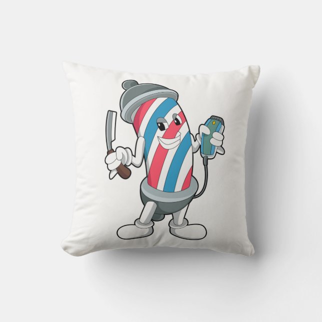 Kan als Hairdresser met Razor Kussen (Voorkant)