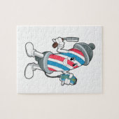 Kan als Hairdresser met Razor Legpuzzel (Horizontaal)