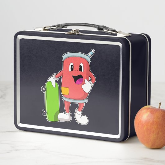 Kan als Skater met Skateboard (In situ)