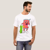 Kan als Skater met Skateboard T-shirt (Voorkant volledig)