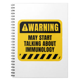 Kan beginnen met praten over immunologie notitieboek