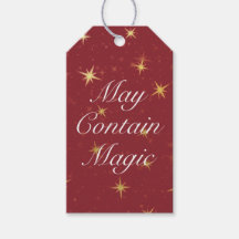 Kan bevatten Magic Red & Faux Gold folie sterren