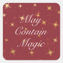 Kan bevatten Magic Red & Faux Gold folie sterren