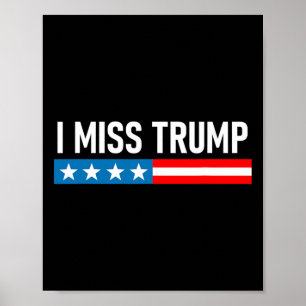 Kan Biden saaier zijn? Ik mis Trump Poster