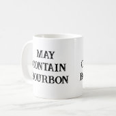 kan bourbon bevatten grappig koffiemok (Voorkant links)