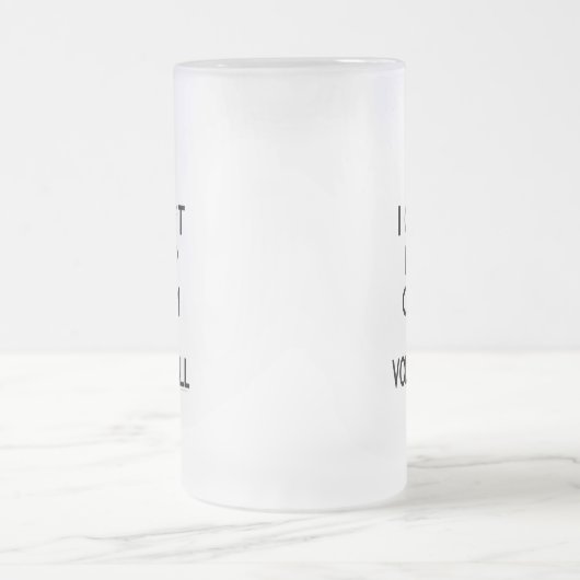 Kan Calm Volleyball niet houden Matglas Bierpul (Center)