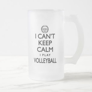Kan Calm Volleyball niet houden Matglas Bierpul