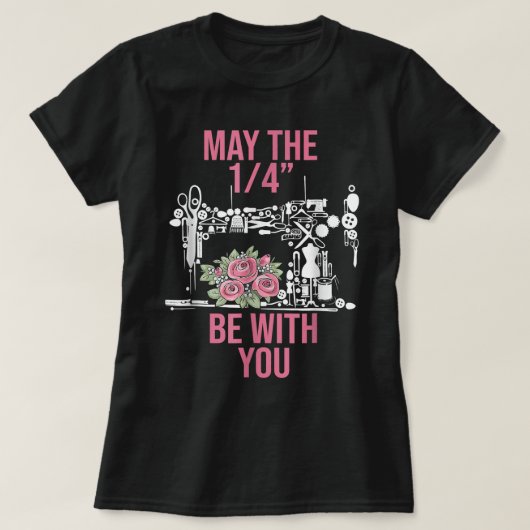 Kan de 14 bij u zijn die de machine vastnaait t-shirt (Design voorkant)